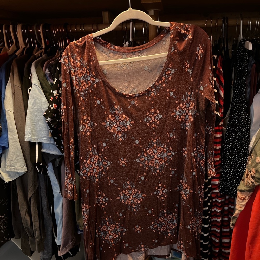 Mudd 3/4 Sleeve Top